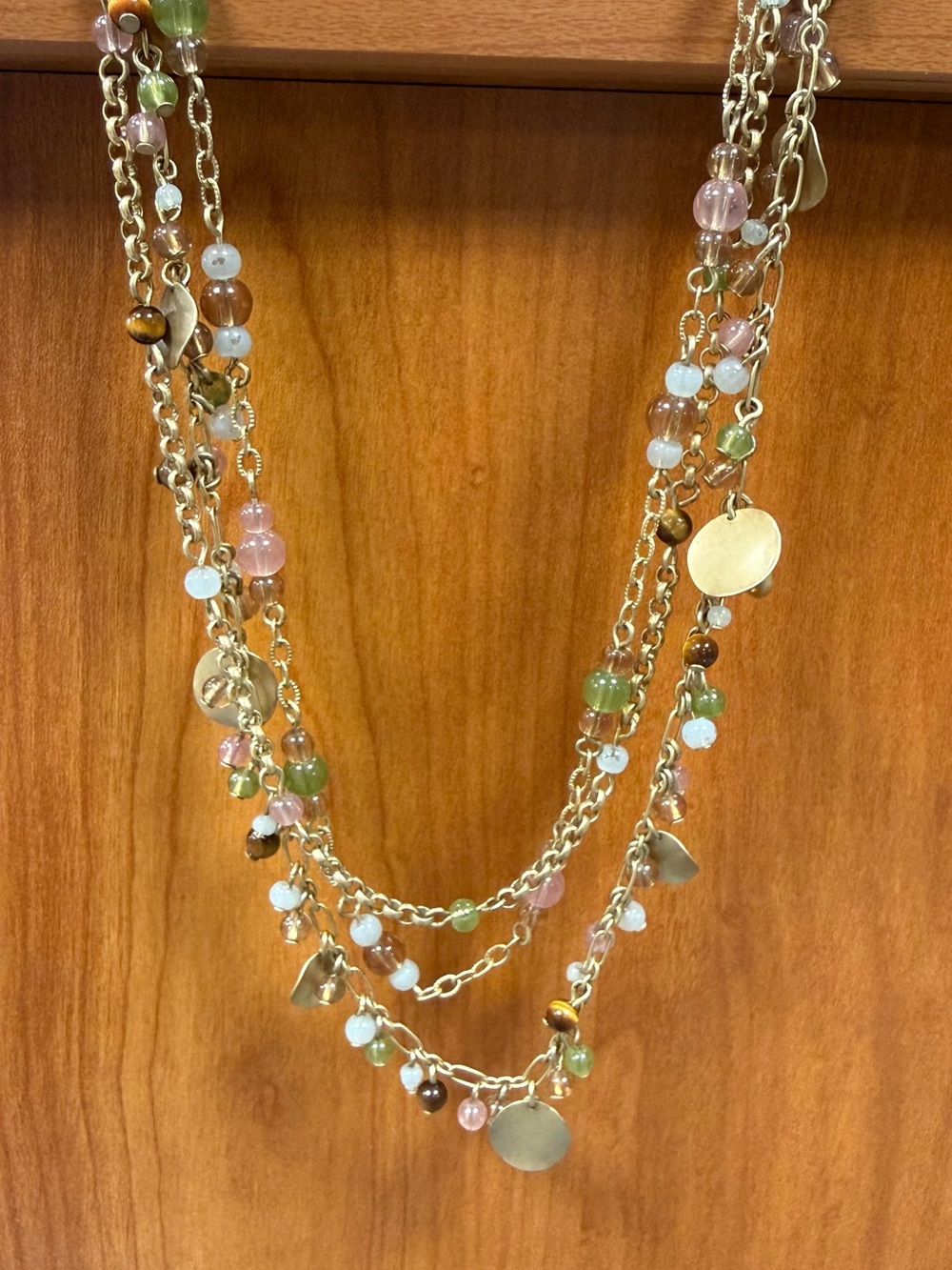 Multicolor and Multi-strand 18” Necklace